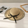 Big Brim Hand Braided Bow Ribbon Straw Hat Women