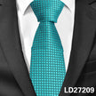 Business Men's Tie Polyester Plaid 8cm Tie