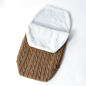 Thick Knitted Warm Sleeping Bag