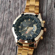 Classic Gold Men Quartz Watch Relojes De Hombre Stainless Steel Business Watches