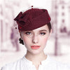 Women's Mesh Stewardess Hat Warm Beret