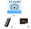 X2 HD Mini Cartoon Kids Digital Camera