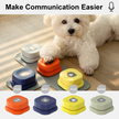 MEWOOFUN Dog Button Record Talking Pet Communication Vocal Training Interactive Toy Bell Ringer With Pad And Sticker Easy To Use