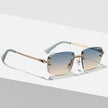 Delicate Wear Sunshade Metal Sunglasses