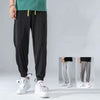 Stretch Ice Silk Drape Pants Men