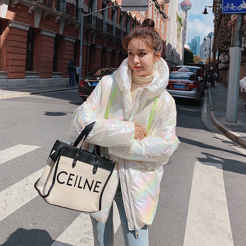 Disposable Colorful Cotton Coat Women Korean Cotton Coat