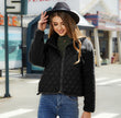 Women's Plush Jacket  Fashion Winter Warm Lamb Lapel Zipper Short Coat Outwear