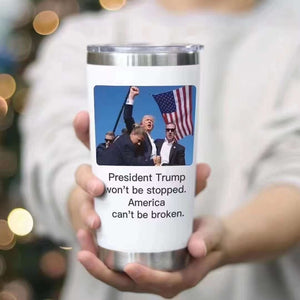 Stainless Steel Vehicle-borne Straight Trump Cup