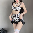 Underwear Female Pure Desire Cow Maid Uniform Temptation Bed Passion Cute Suit