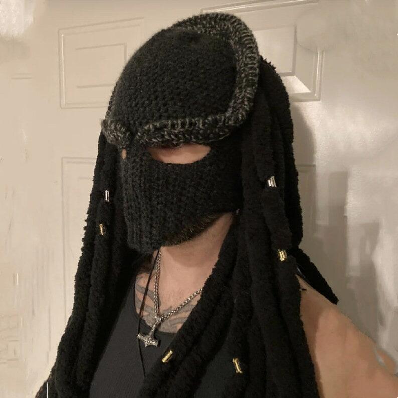 Funny Long Thick Dreadlocks Headgear Warm