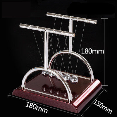 Newtons Cradle Steel Balance Ball Physics Science Pendulum Metal Craft Educational Toy