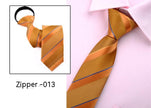 Men's Business Tie 6cm Collar Pull Peels Zipper Tie