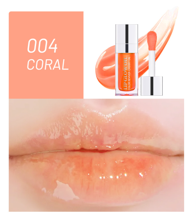 Transparent Dudu Lip Gloss Glass Oil