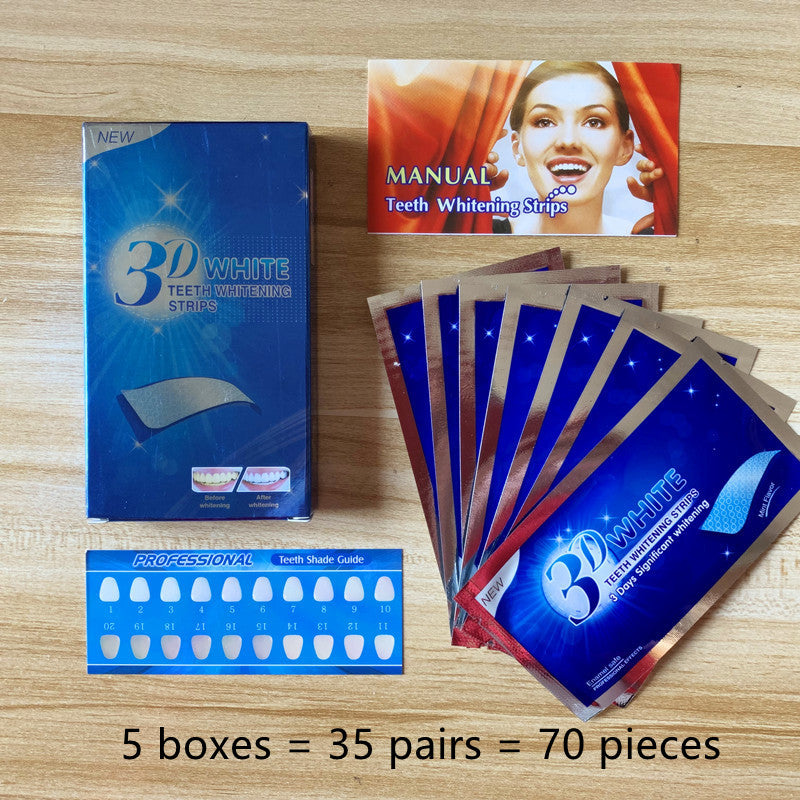 WHITE Teeth Sticker Teeth Whitening Sticker Hyun White Teeth Sticker 7 Bags Of 14 Pieces