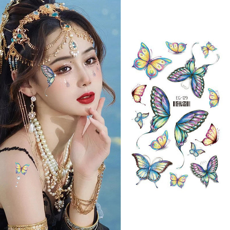 Butterfly Wing Tattoo Stickers And Accessories