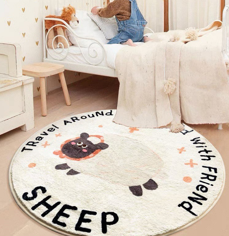 Children's Room Round Carpet Cartoon Floor Mat