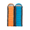 Outdoor Interlocking Hooded Camping Envelope Sleeping Bag