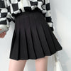 Half Skirt High Waist A Line Pleated Wool Skirt