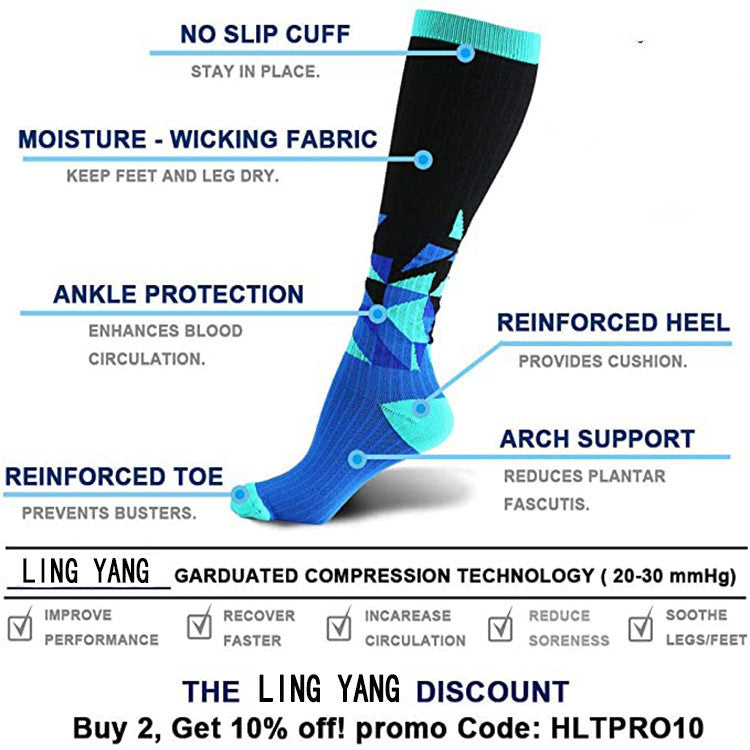 Leisure Fitness Pressure Socks For Men And Women