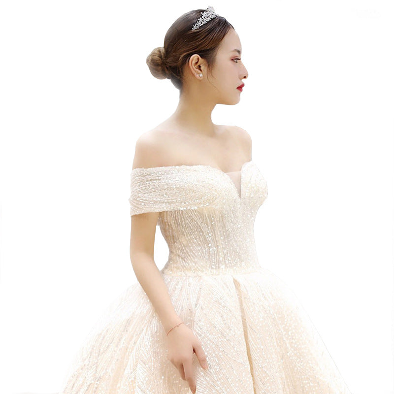 Wedding dress Long Tail, Palace Fantasy Super Fairy