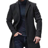 Tweed Coat Men's Medium-length Thickened Jacket