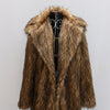 Warm Plus Size Long Plush Fur Coat