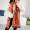 Autumn And Winter Thick Warm Cashmere Blended Scarf Women