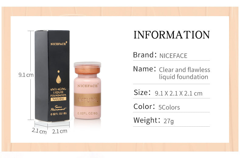 Moisturizing oil control liquid foundation