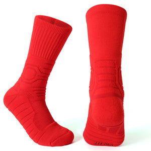 Professional Long Tube Basketball Socks Men Thickened High Tube