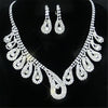 The New All-match Bride Bride Wedding Accessories Wholesale Diamond Suit Set Big Chain Necklace Set Wholesale