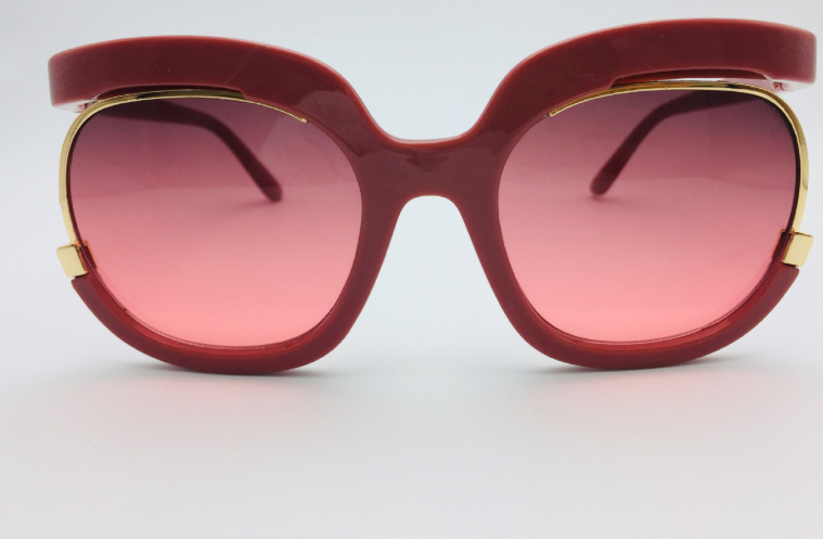 Female flying Sunglasses，Women Cat Eye Half Frame