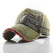 Men's And Women's Fashion Casual Distressed Bull Head Baseball Hat