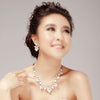 Bridal jewelry wholesale, foreign trade three sets necklace, wedding suite mixed batch