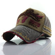 Men's And Women's Fashion Casual Distressed Bull Head Baseball Hat