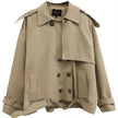 Women's short trench coat