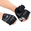 Bicycle rearview mirror gloves reflector Half Finger Gloves with reflector