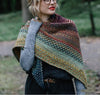 Casual Printed 5-color Striped Scarf Women