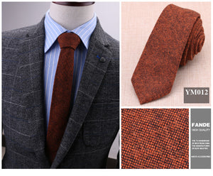 6cm wool tie