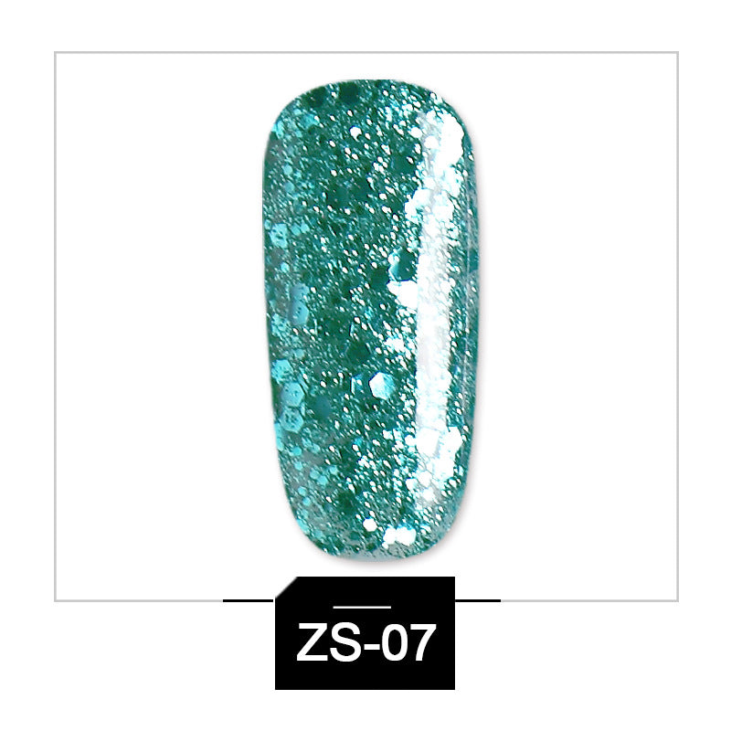 Glitter Phototherapy Nail Polish Glue Removable Nail Sequins