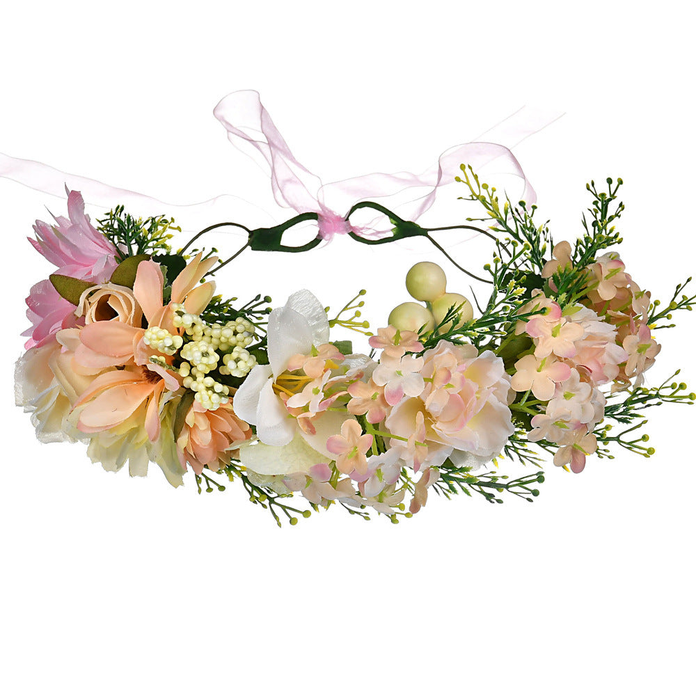 Simulation wreath headband