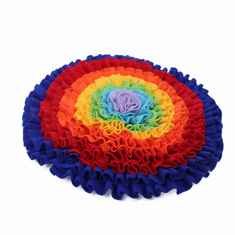 Pet Dog Snuffle Mat Nose Smell Training Sniffing Pad Dog Puzzle Toy Slow Feeding Bowl Food Dispenser Carpet Washable Dog Toys