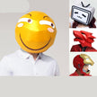 Funny Face Pack Mask Headgear