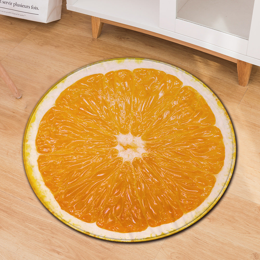 Fruit Round Computer Chair Carpet