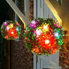 Garden Courtyard Decoration Pendant Light Plastic Rattan