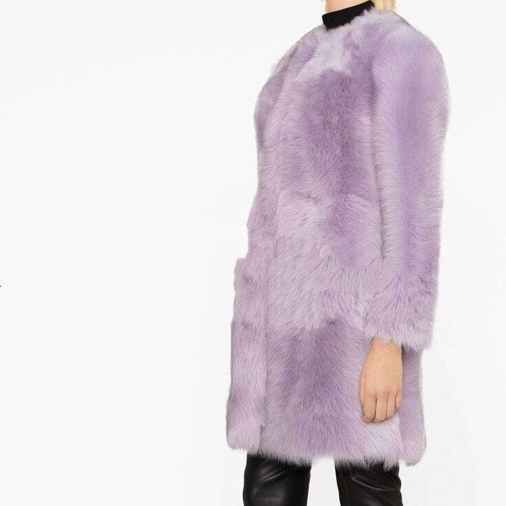 Women's Mid-length Fur Coat