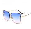 Oversized big box ladies sunglasses