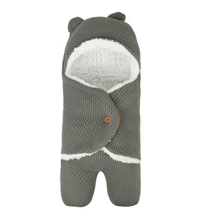 Autumn And Winter Newborn Sleeping Bag Thickened Plush Anti Blanket