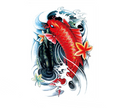 Waterproof full back tattoo sticker