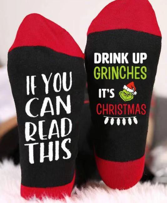 Christmas socks casual cotton socks