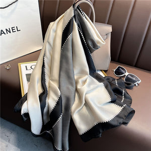 Korean Version Of The Simulation Of Silk Satin Silk Scarf Female Scarf